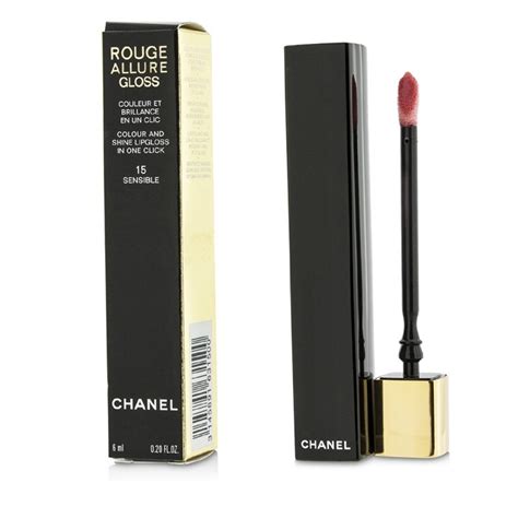 chanel rouge allure gloss 15 sensible|chanel long wear lip gloss.